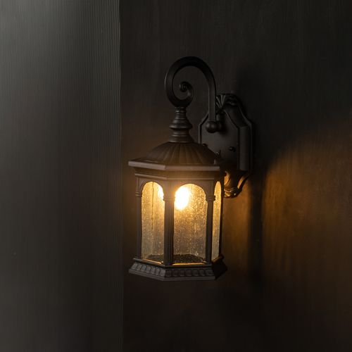 Affable Outdoor Wall Light - Black