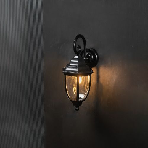 Chasm Outdoor Wall Light - Black