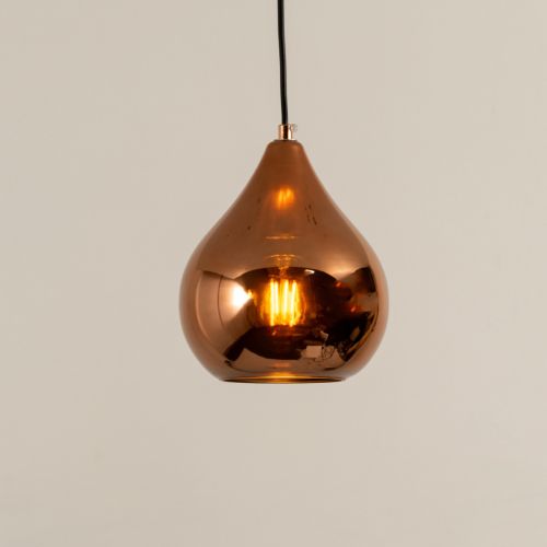 Droplet Single Pendant Light - Rose Gold