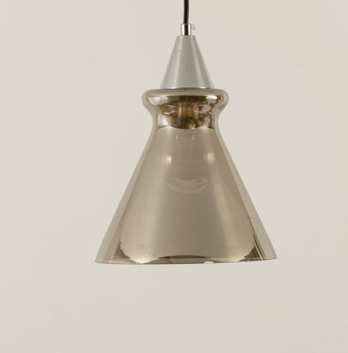 Smithfield Metal Pendant Light Chrome Closeup