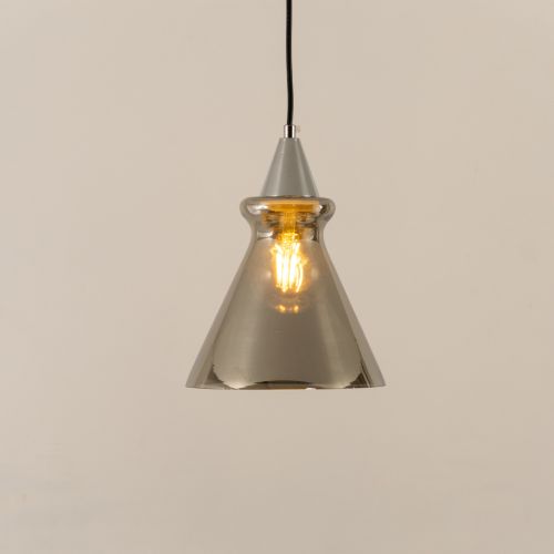 Smithfield Glass Pendant Light - Chrome