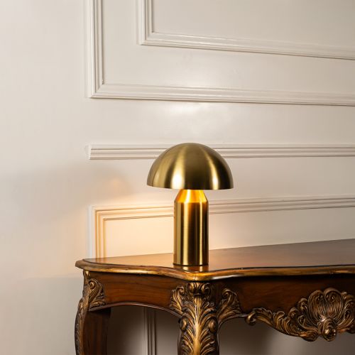 Toyu Gold Metallic Table Lamp