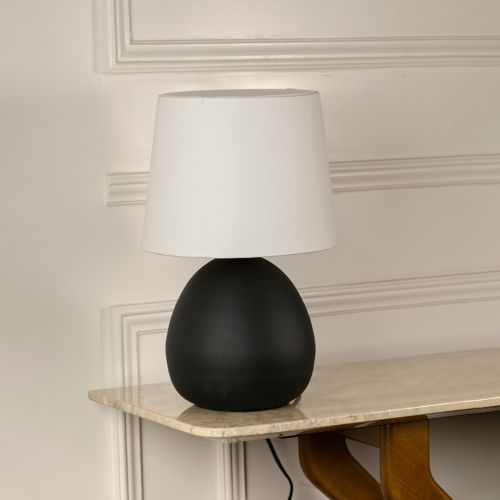 American Countryside Table Lamp Light Off White Background