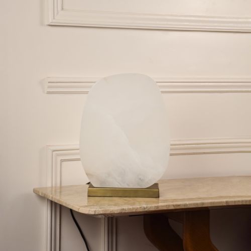 Karst Table Lamp Light Off White Background