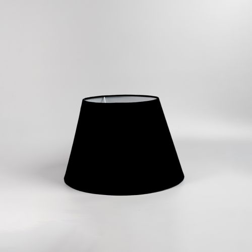 Linen Fabric Barrel Lamp shade - Black