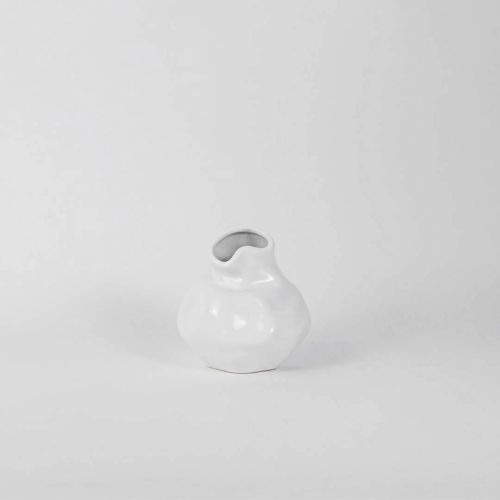 Mari Ceramic Flower Vase White