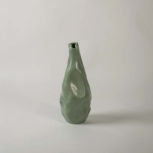 Ifza Ceramic Flower Vase Green