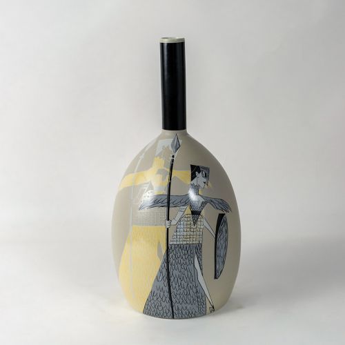 Decanter Style Ceramic Vase 