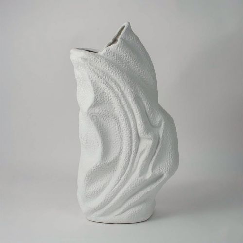 Livex White Ceramic Vase 