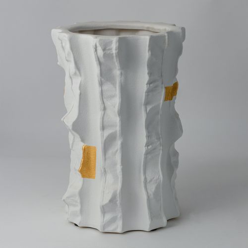 White Ceramic Table Vase 