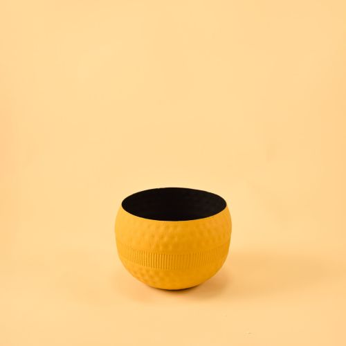 Zarb Vase - Yellow Large White Background