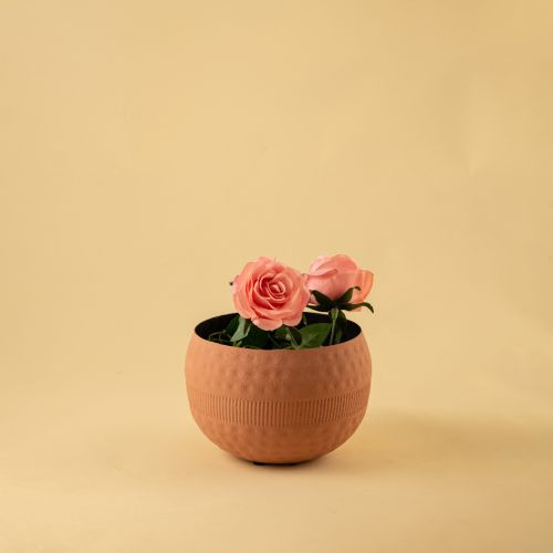 Zarb Vase - Peach Large Lifestyle