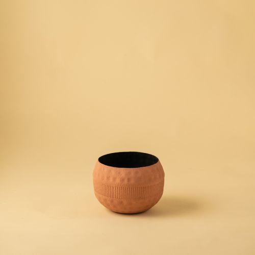 Zarb Vase - Peach Small White Background