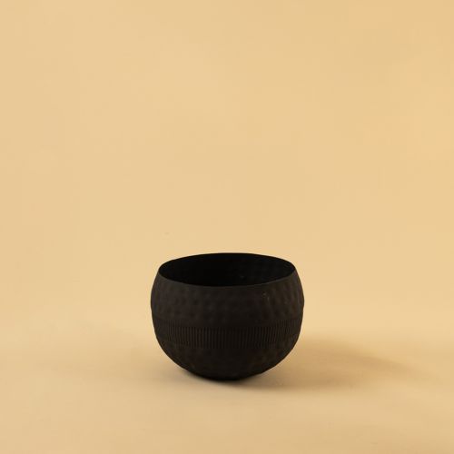 Zarb Vase - Black Large White Background