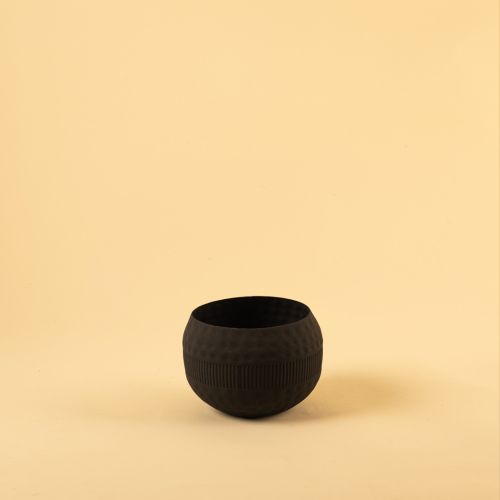 Zarb Vase - Black Small White Background