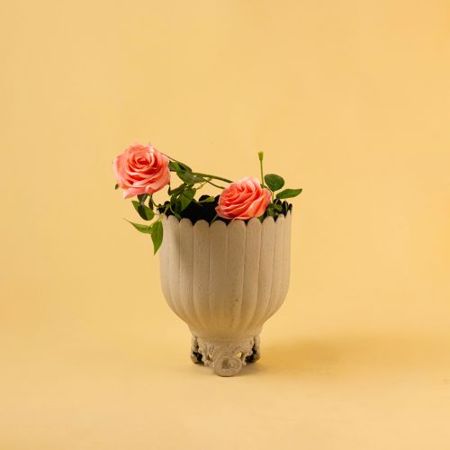 Bloom Vase - Grey Lifestyle