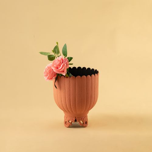 Bloom Vase - Peach Lifestyle