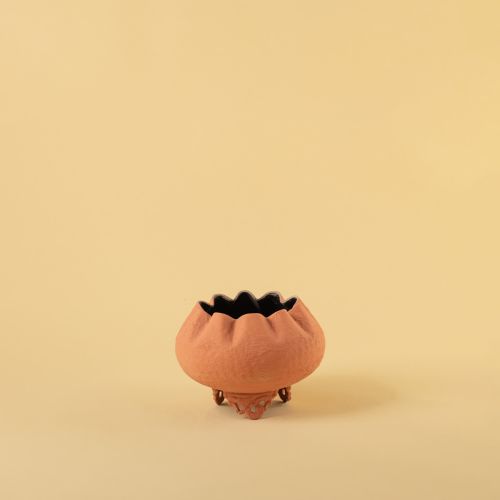 Gul Vase - Peach Small White Background