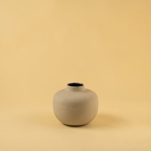 Gharvi Vase - Grey White Background