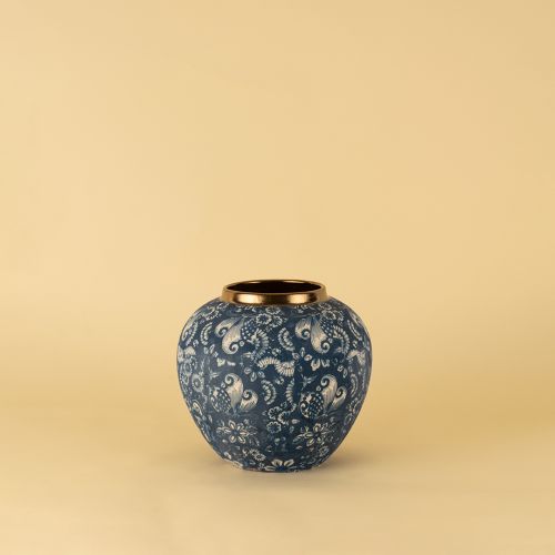 Chinese Blue Retro Vase - Small