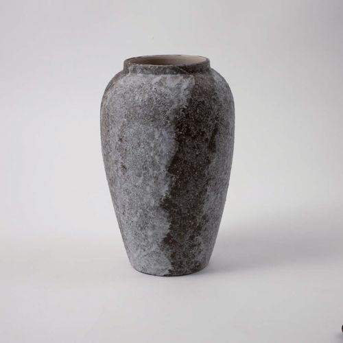retro stoneware vase medium 