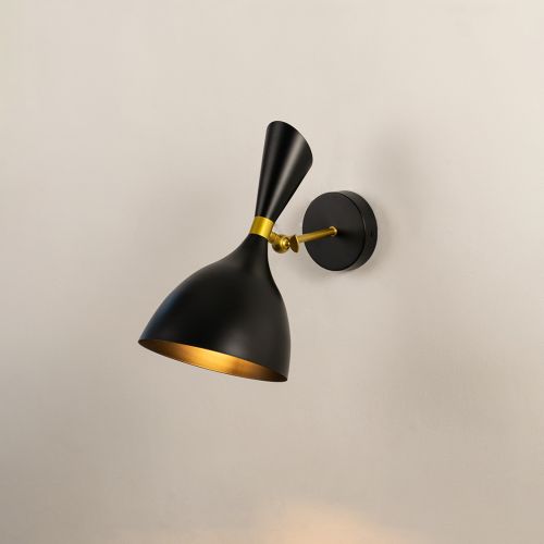 Industrial Black Loft Metal Wall Sconce