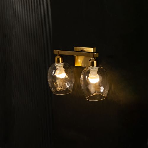 Double Valmont Vanity Light - Gold