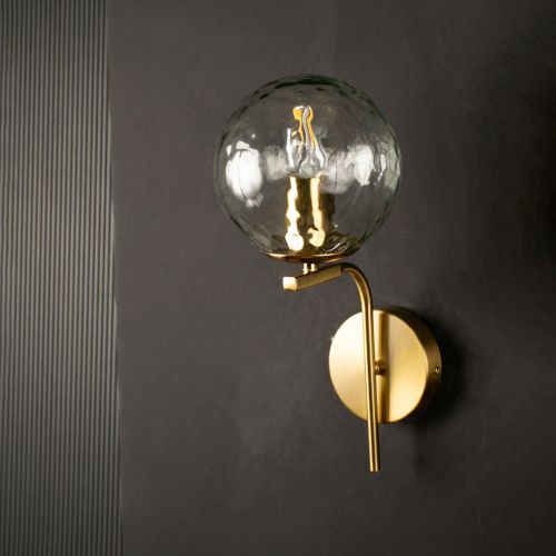 Miira Wand Wall LampLight Off Black Background