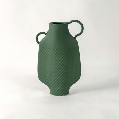 Amphore Green Table Vase