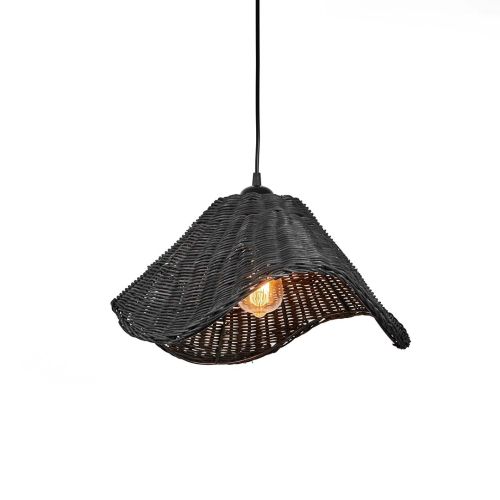 Flora Rattan Ceiling Lamp