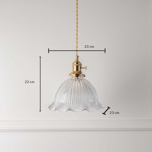 Goldenbell Glass Hanging Light