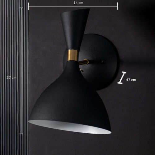 Industrial Black Loft Metal Wall Sconce