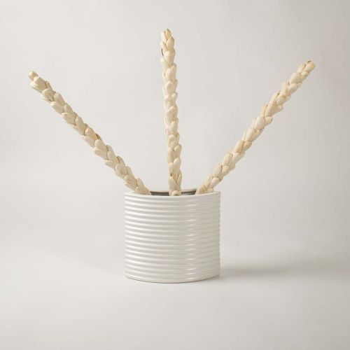 Juna Ceramic Vase White