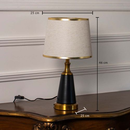 Liam Ceramic Table Lamp Dimensions