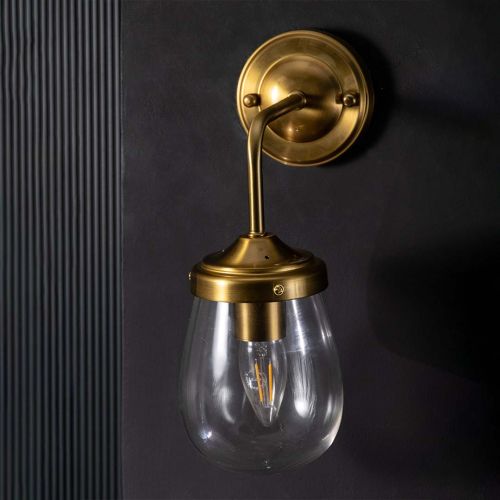 Lumina Lux Metal & Glass Wall Lamp