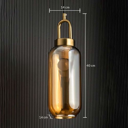 Luminex Amber Shade Pendant Light