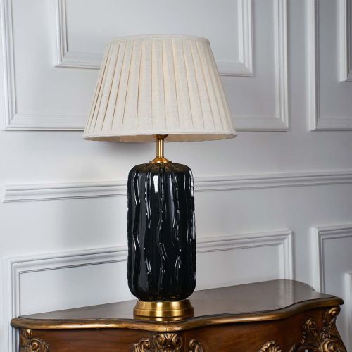 Marimo Black Ceramic Table Lamp