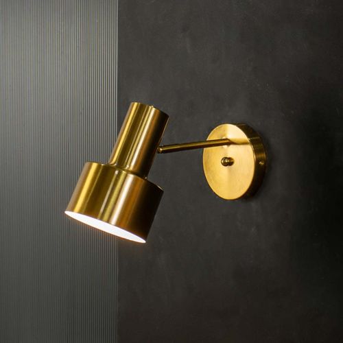 Nordic Style Serendipity Gold Metal Wall Light
