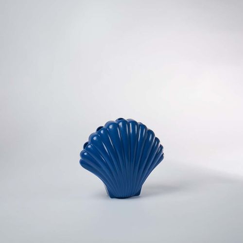 Opie Deco Ceramic Flower Vase Blue