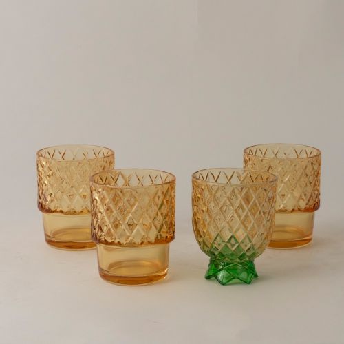 Pineapple Stacking Glass Vase