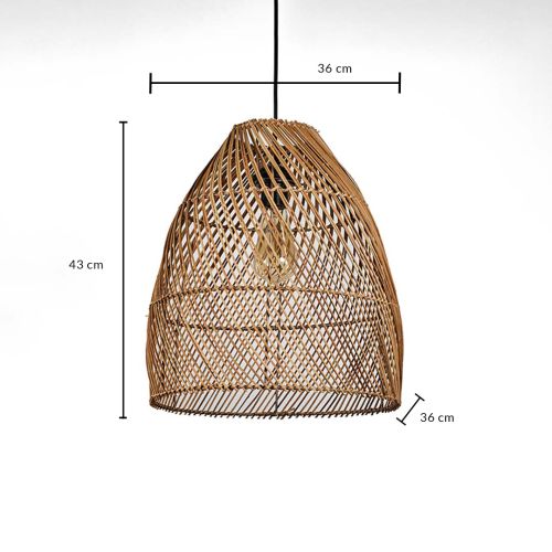 Sawan - Bamboo Pendant Light - Beige