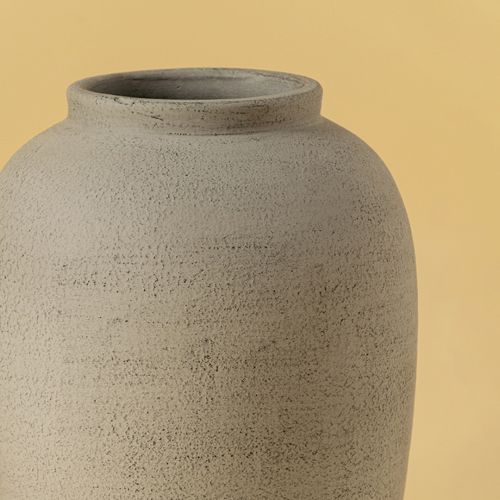 Milkstone Terracotta Vase Small Closeup 1