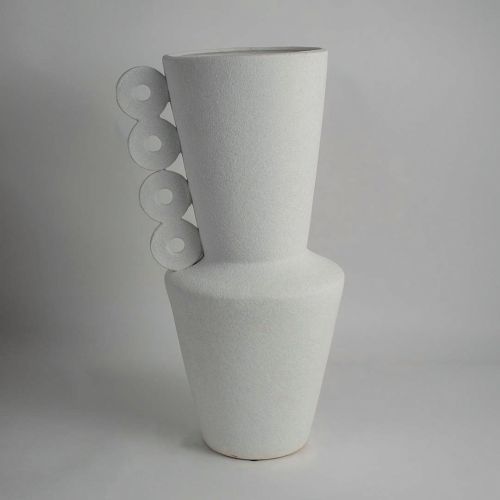 White Pot Ceramic Vase