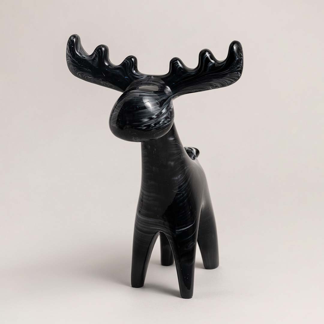 Deer Modern Art Desktop Sculptures Marble - Large