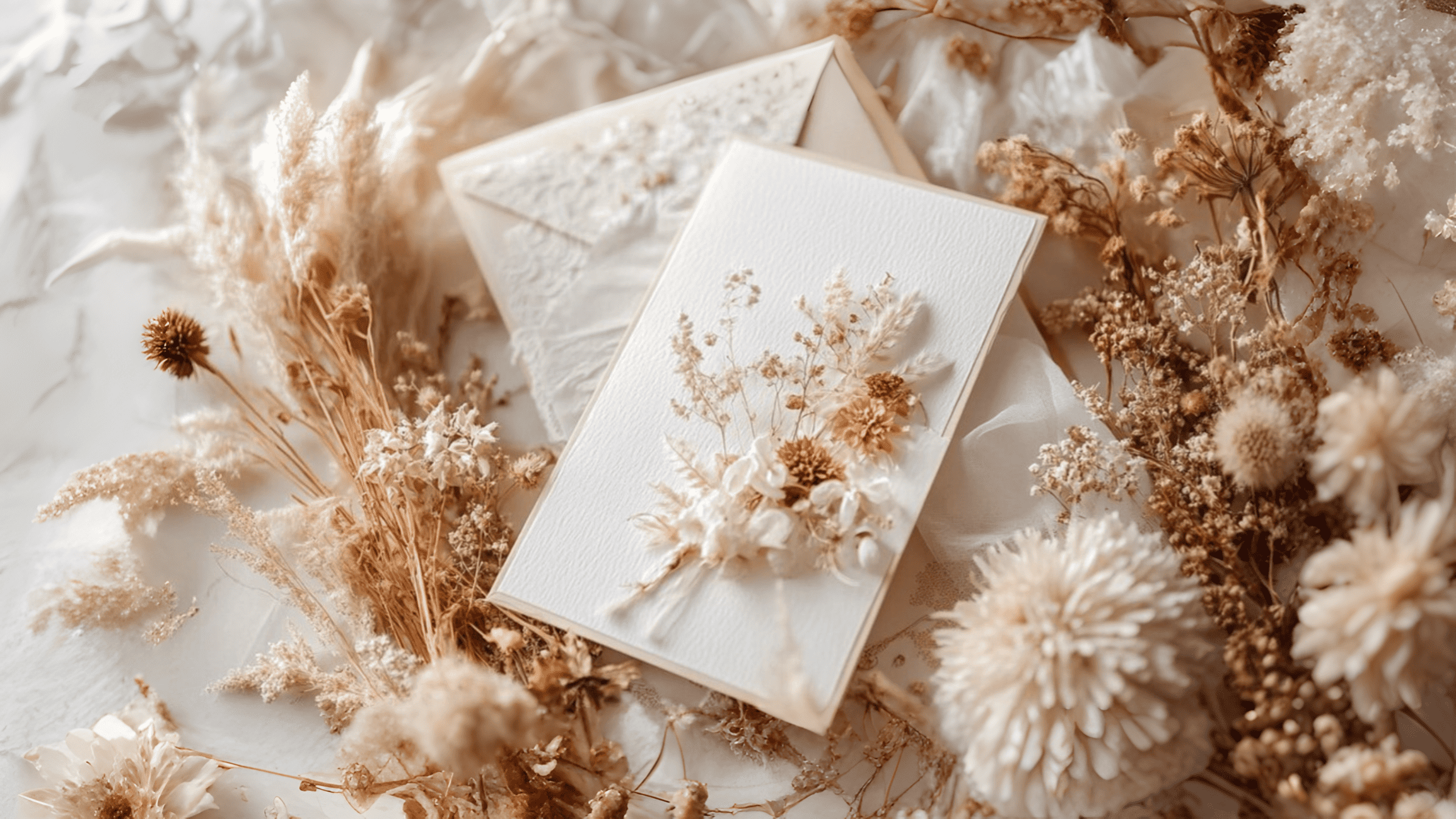 Handmade Dried Flower Cards for Your Valentine