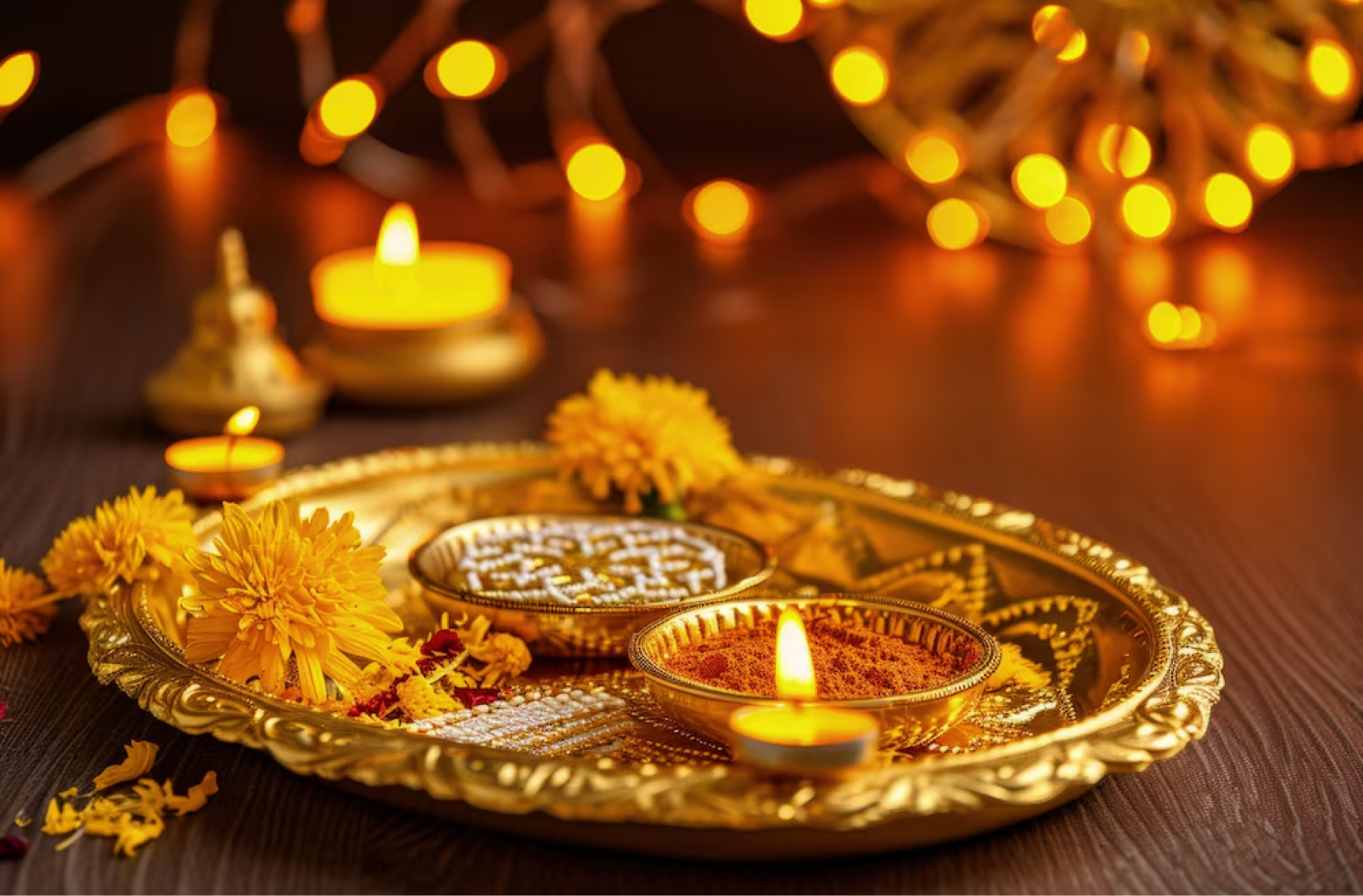 Karwa Chauth Puja Thali