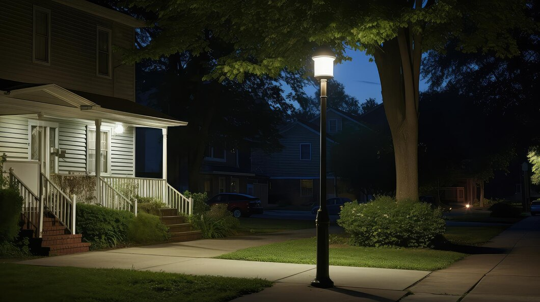 outdoor pole light