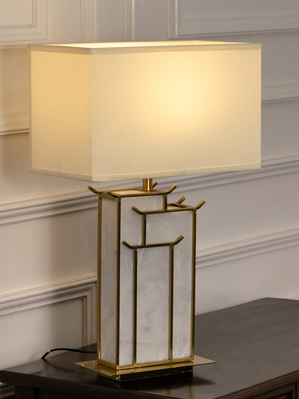 Bilger Marble Table Lamp